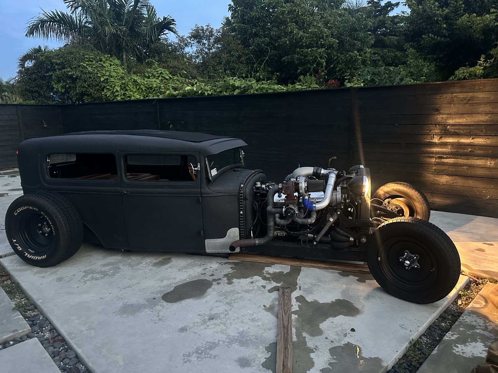 Black 1931 Ford Model A Coupe