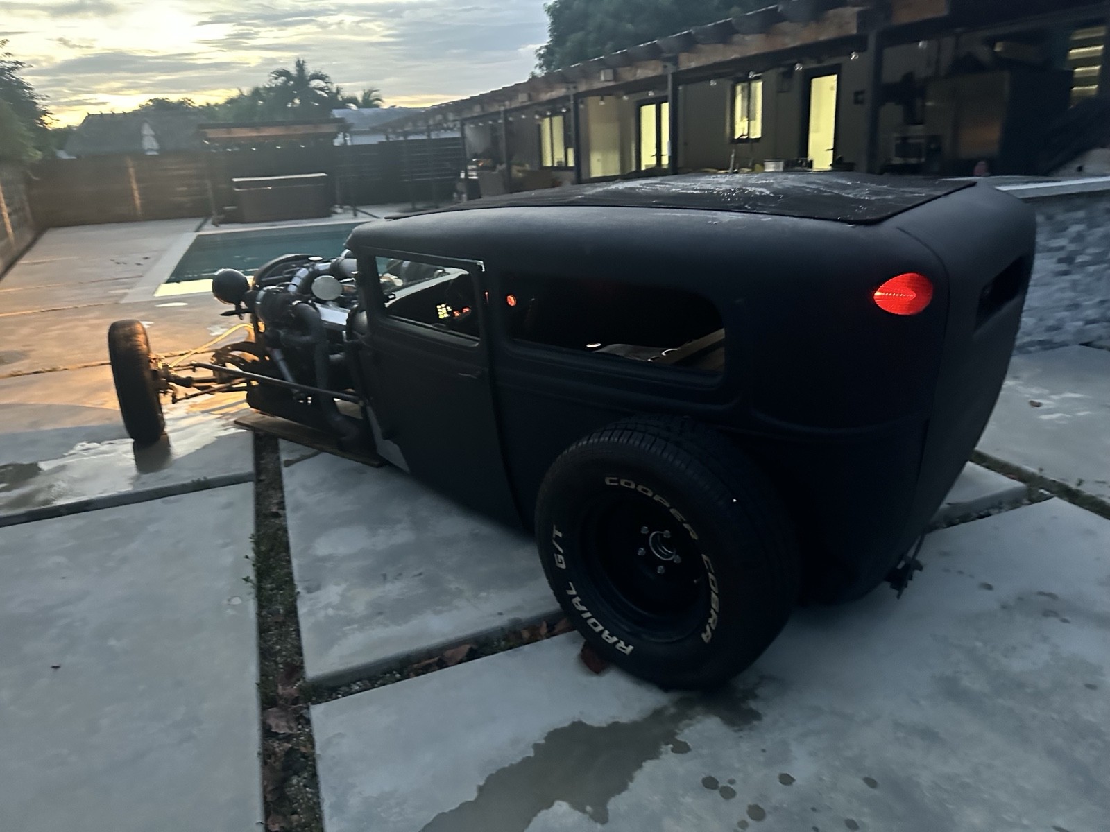 Black 1931 Ford Model A Coupe