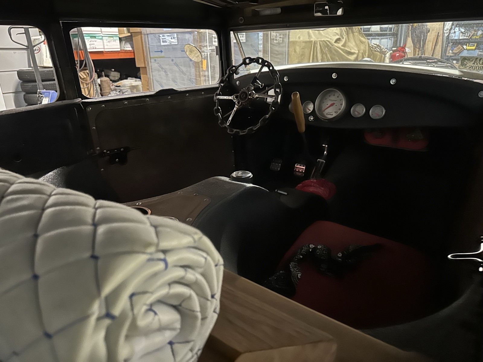 Black 1931 Ford Model A Coupe