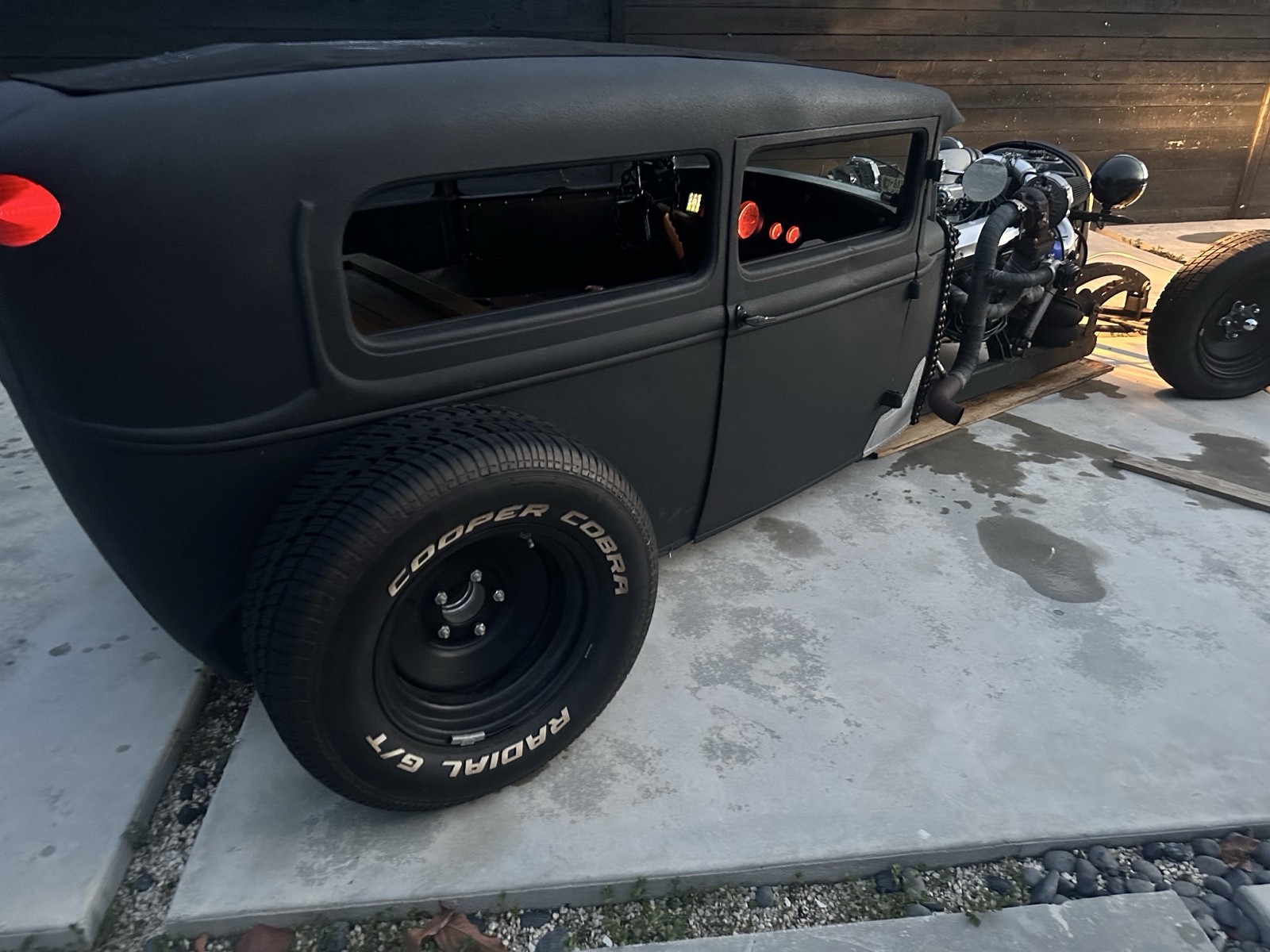 Black 1931 Ford Model A Coupe