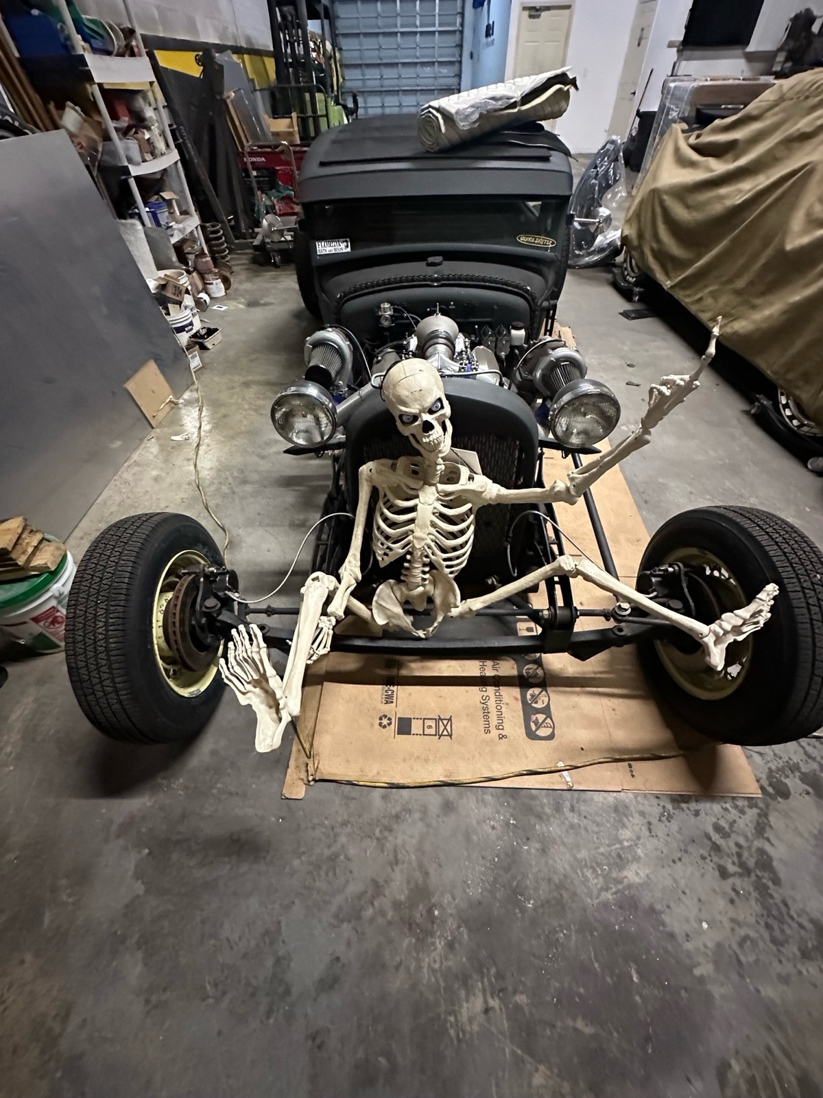 Black 1931 Ford Model A Coupe