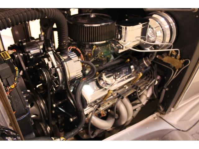 Silver 1932 Chevrolet Streetrod -- with Gray interior