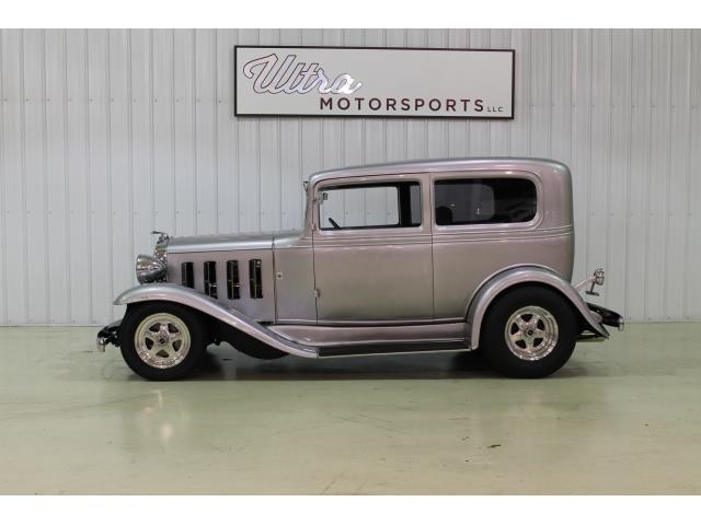 Silver 1932 Chevrolet Streetrod -- with Gray interior