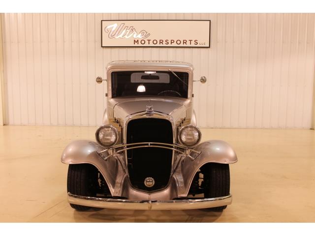 Silver 1932 Chevrolet Streetrod -- with Gray interior