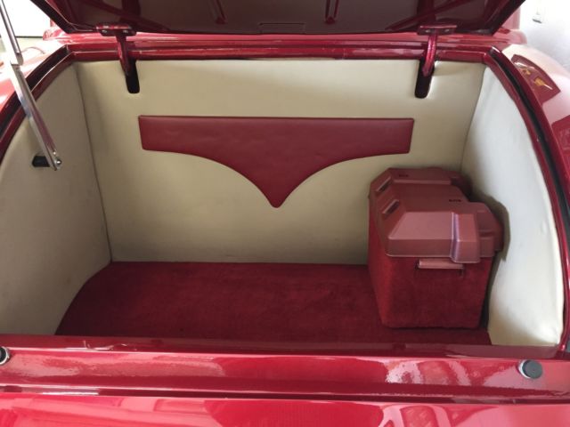 Maroon/Burgundy 1934 Ford Other 3 window coupe with Tan with burgundy trim interior