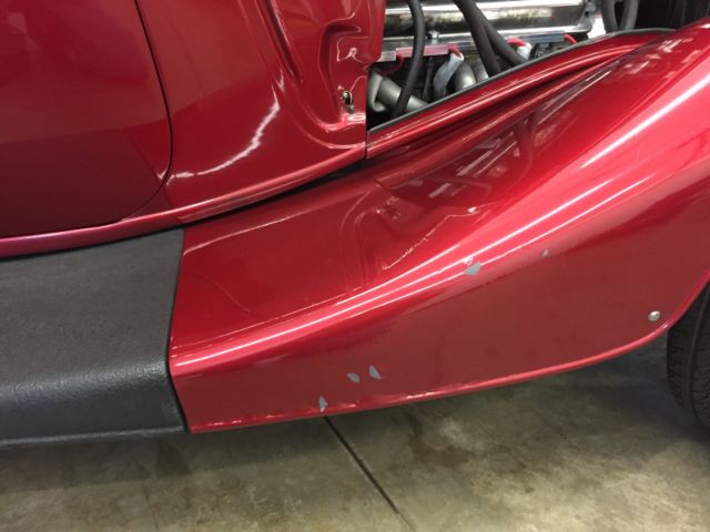 Maroon/Burgundy 1934 Ford Other 3 window coupe with Tan with burgundy trim interior