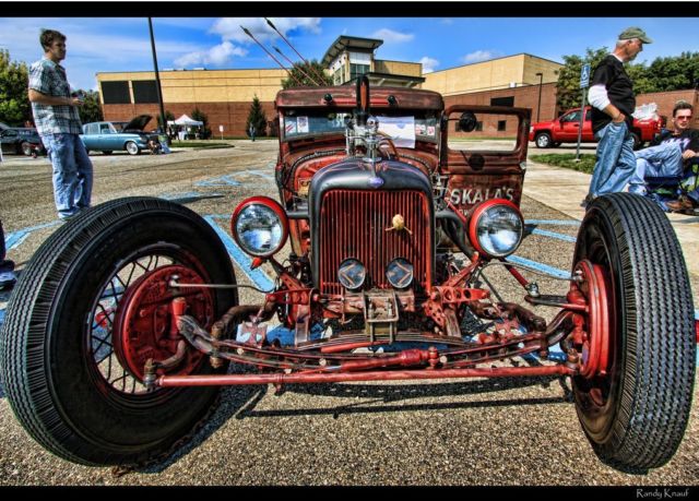 Red/Rust 1934 Ford Other Pickups Rat Rod with Red/Rust interior