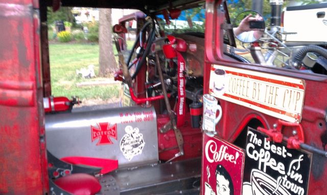 Red/Rust 1934 Ford Other Pickups Rat Rod with Red/Rust interior