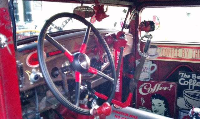 Red/Rust 1934 Ford Other Pickups Rat Rod with Red/Rust interior