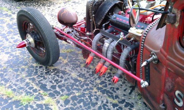 Red/Rust 1934 Ford Other Pickups Rat Rod with Red/Rust interior