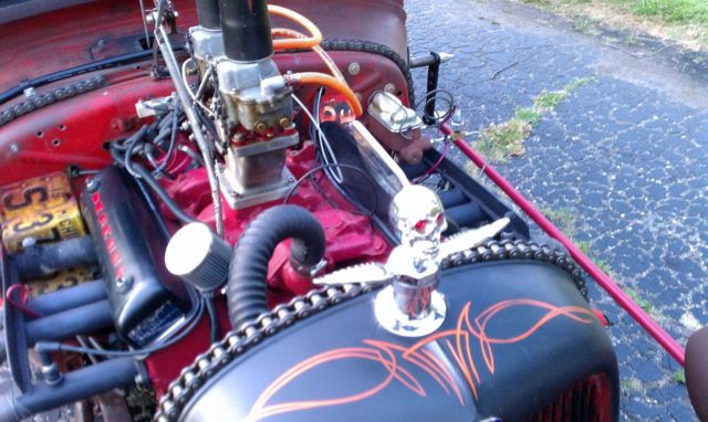Red/Rust 1934 Ford Other Pickups Rat Rod with Red/Rust interior