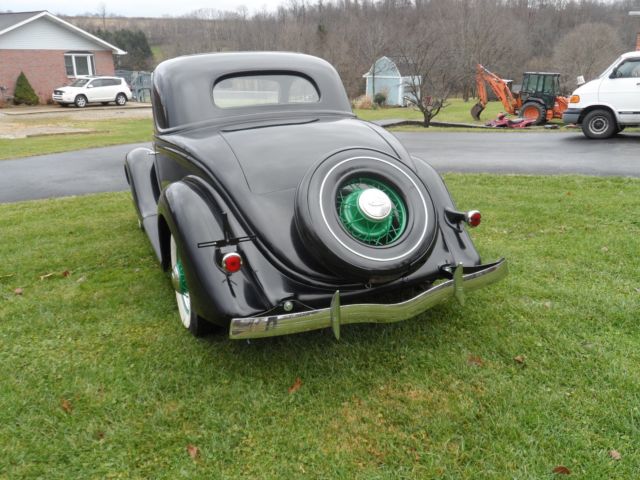 Black 1935 Ford Other Pickups Coupe with Burgundy interior