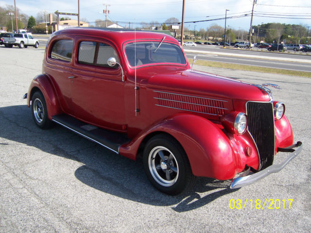 Red 1936 Ford 1936 Ford Slantback Other Slantback with Tan interior