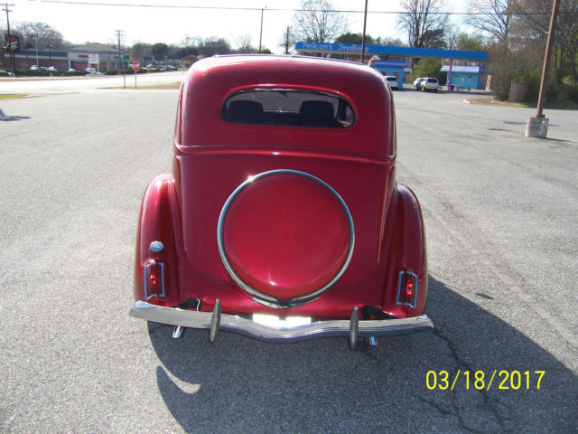 Red 1936 Ford 1936 Ford Slantback Other Slantback with Tan interior