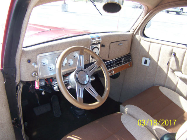 Red 1936 Ford 1936 Ford Slantback Other Slantback with Tan interior