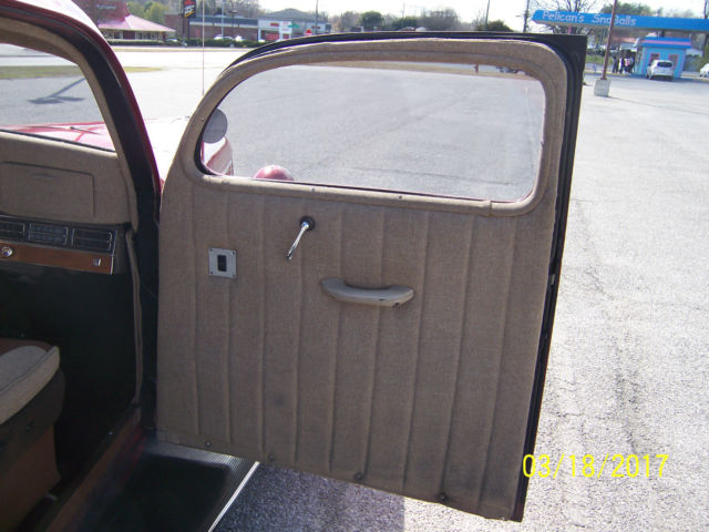 Red 1936 Ford 1936 Ford Slantback Other Slantback with Tan interior