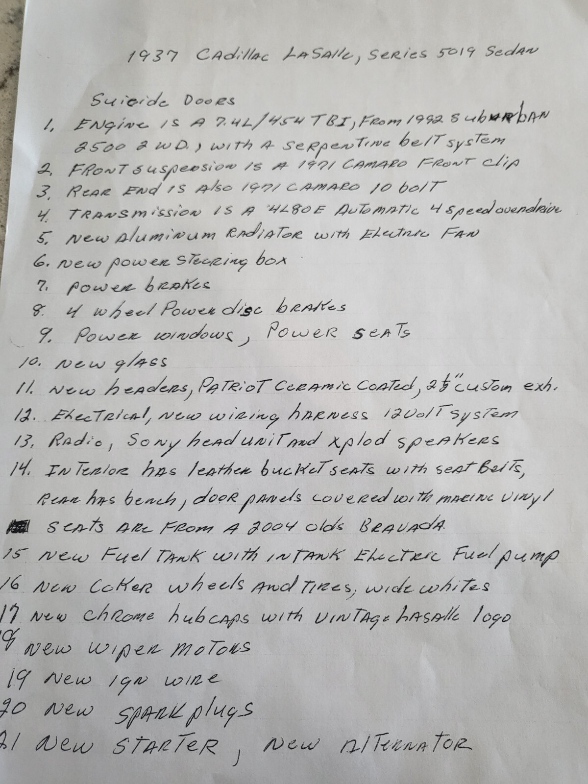 Burgundy 1937 Cadillac Other Sedan with Tan interior