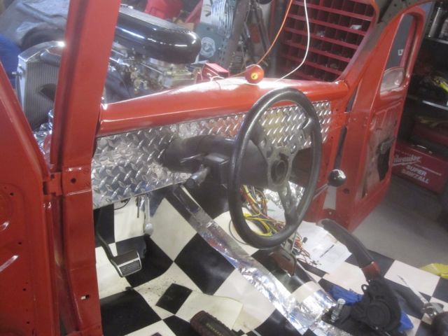 Red 1939 Ford Other Standard Cab Pickup with Black interior