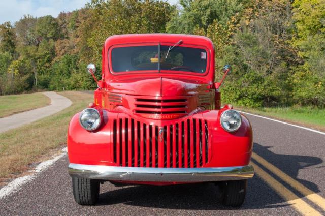 Red 1941 Chevrolet Other Pickups Tanker Truck with Black interior