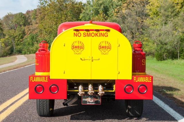 Red 1941 Chevrolet Other Pickups Tanker Truck with Black interior