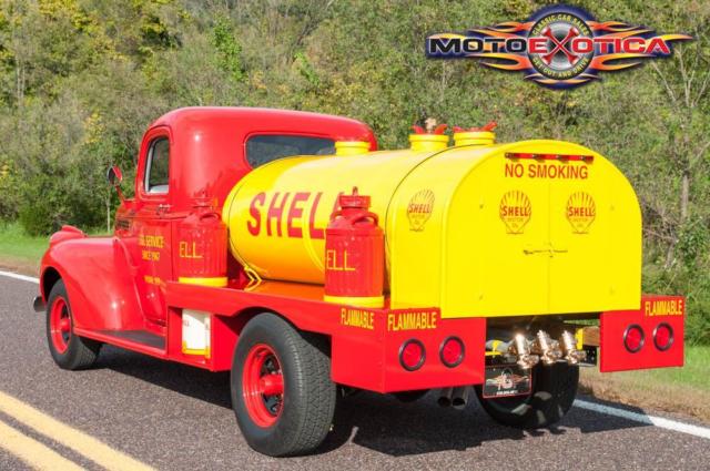 Red 1941 Chevrolet Other Pickups Tanker Truck with Black interior