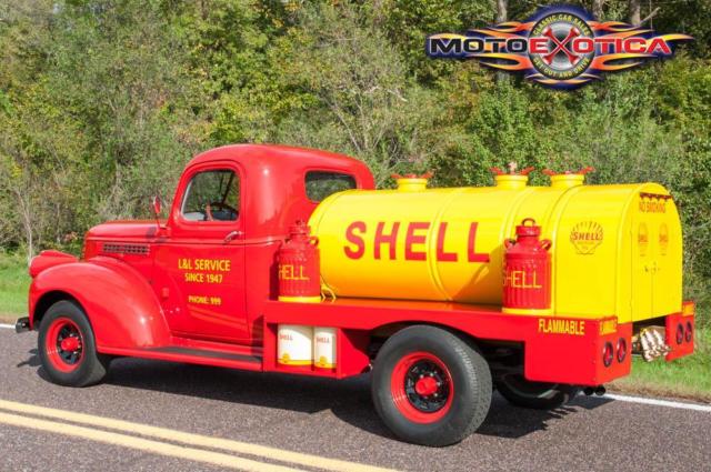 Red 1941 Chevrolet Other Pickups Tanker Truck with Black interior