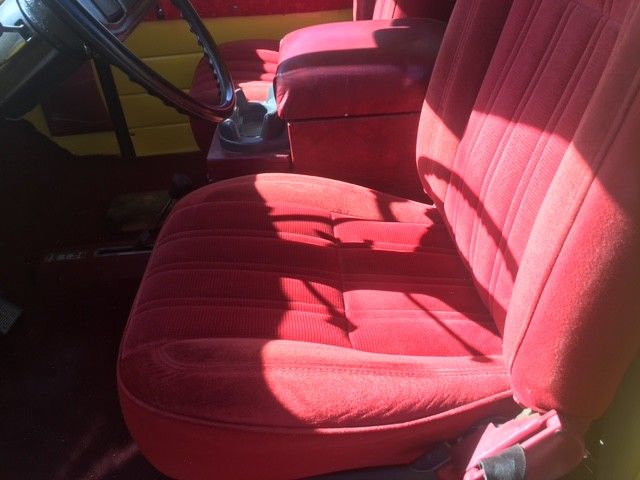 Yellow 1949 Chevrolet Other Pickups with Red interior
