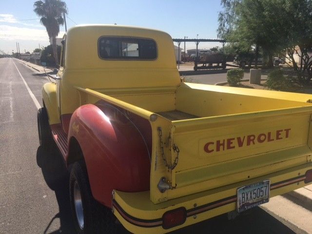 Yellow 1949 Chevrolet Other Pickups with Red interior