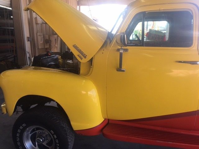 Yellow 1949 Chevrolet Other Pickups with Red interior