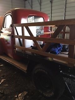 Red 1949 Ford Other