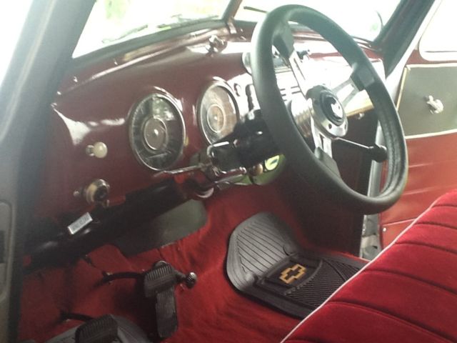 Silver 1950 Chevrolet Other Pickups Standard Cab Pickup with Red interior