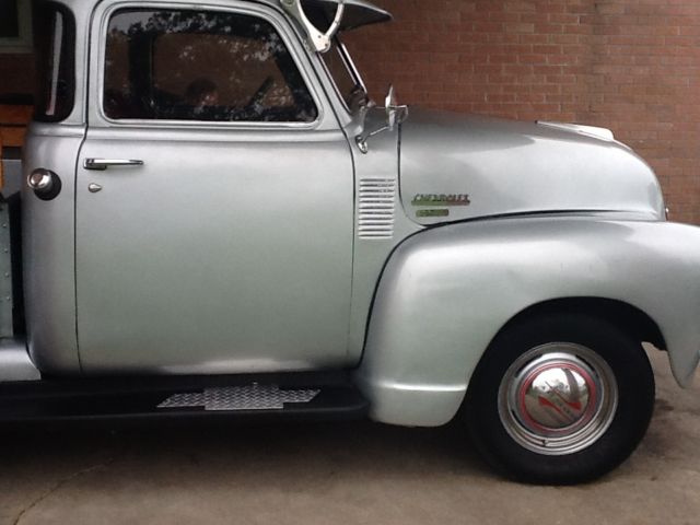 Silver 1950 Chevrolet Other Pickups Standard Cab Pickup with Red interior