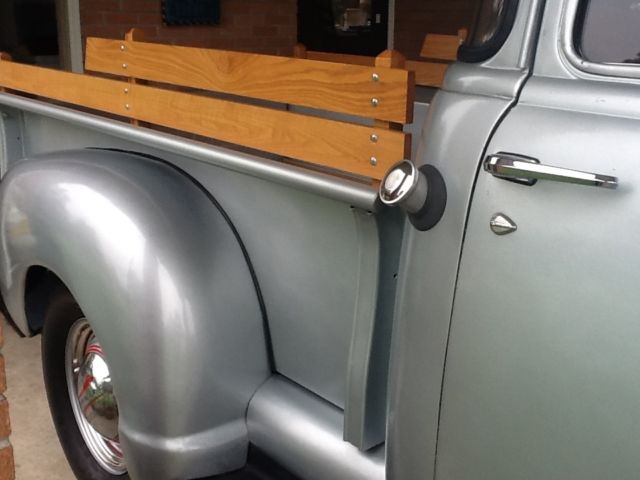 Silver 1950 Chevrolet Other Pickups Standard Cab Pickup with Red interior