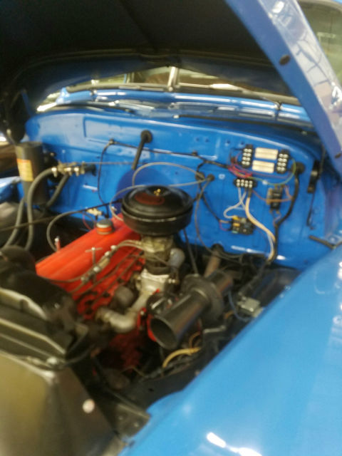 blue 1950 Chevrolet Other Pickups with Brown interior