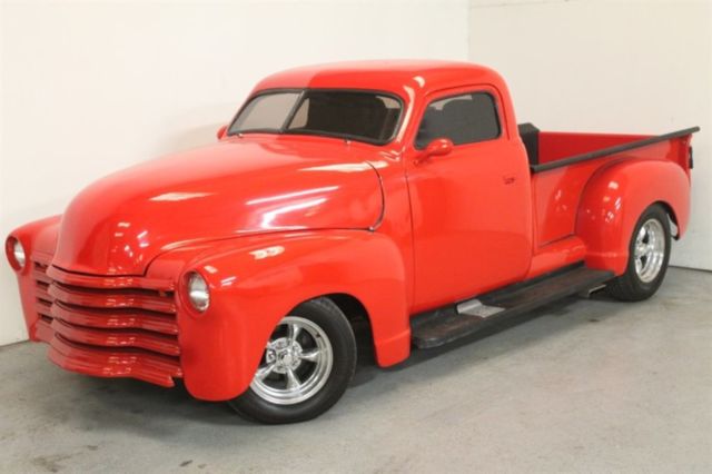 Red 1951 Chevrolet 3100 with Red interior