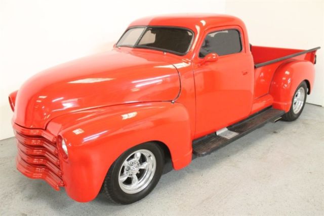 Red 1951 Chevrolet 3100 with Red interior