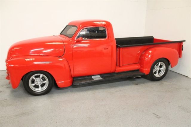 Red 1951 Chevrolet 3100 with Red interior