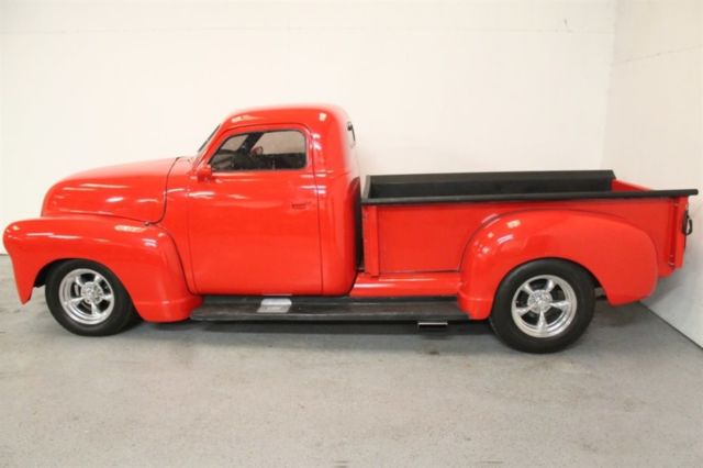 Red 1951 Chevrolet 3100 with Red interior