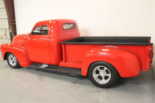Red 1951 Chevrolet 3100 with Red interior