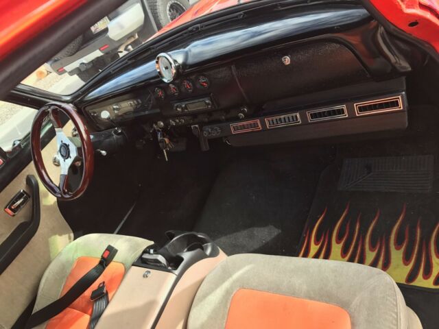 Orange 1954 Chevrolet 350ci with air Sedan