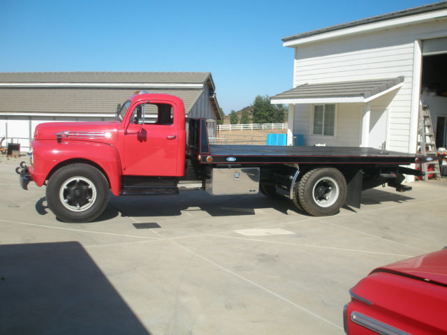 Red 1952 Ford Other with Red interior