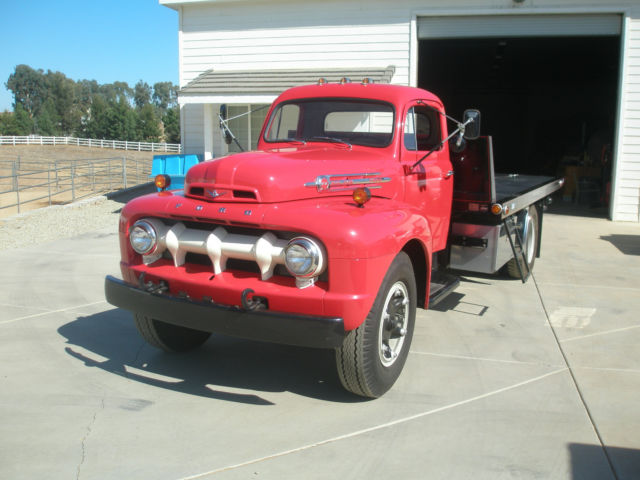 Red 1952 Ford Other with Red interior