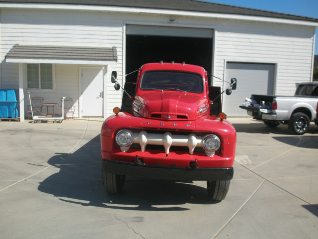 Red 1952 Ford Other with Red interior
