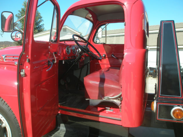 Red 1952 Ford Other with Red interior