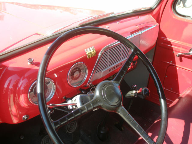 Red 1952 Ford Other with Red interior
