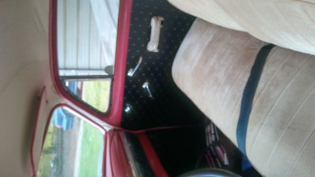 red 1954 Chevrolet Bel Air/150/210 2 door post