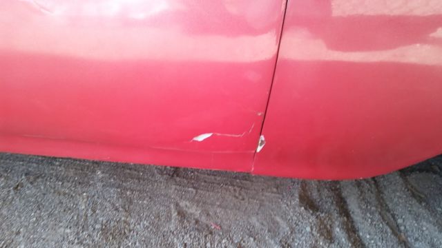 red 1954 Chevrolet Bel Air/150/210 2 door post