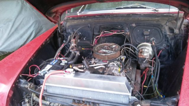 red 1954 Chevrolet Bel Air/150/210 2 door post