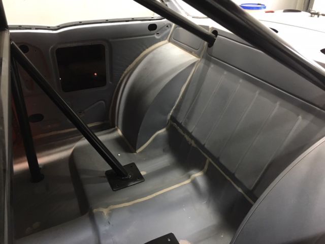 Orange 1955 Chevrolet Bel Air/150/210 2 Door Sedan with none interior