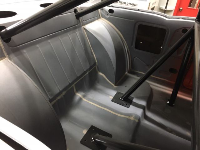 Orange 1955 Chevrolet Bel Air/150/210 2 Door Sedan with none interior
